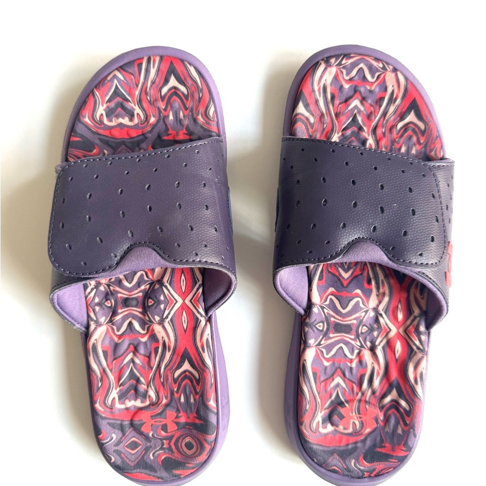 Under Armour Women's Ignite Pro Graphic Slide Sandal. - Picture 2 of 8
